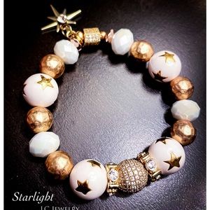 One of a kind beaded bracelet by LC Jewelry.